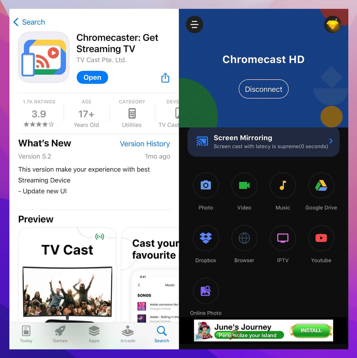 Chromecaster: Get Streaming TV