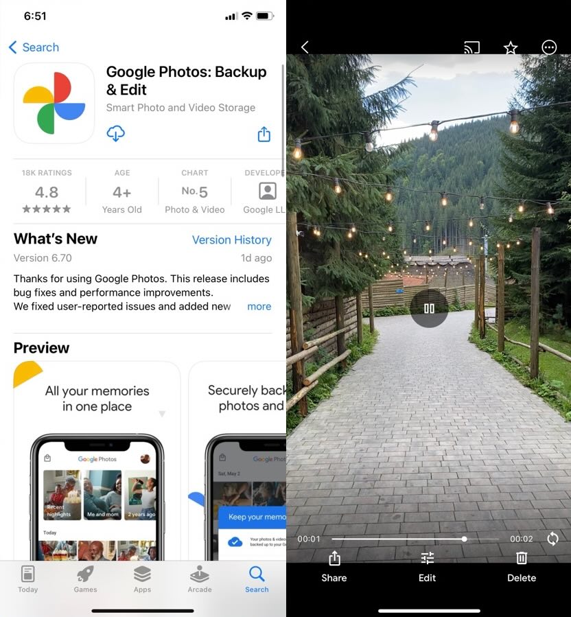 Google Photos app