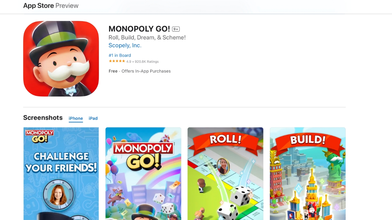 Monopoly Go! in the App Store