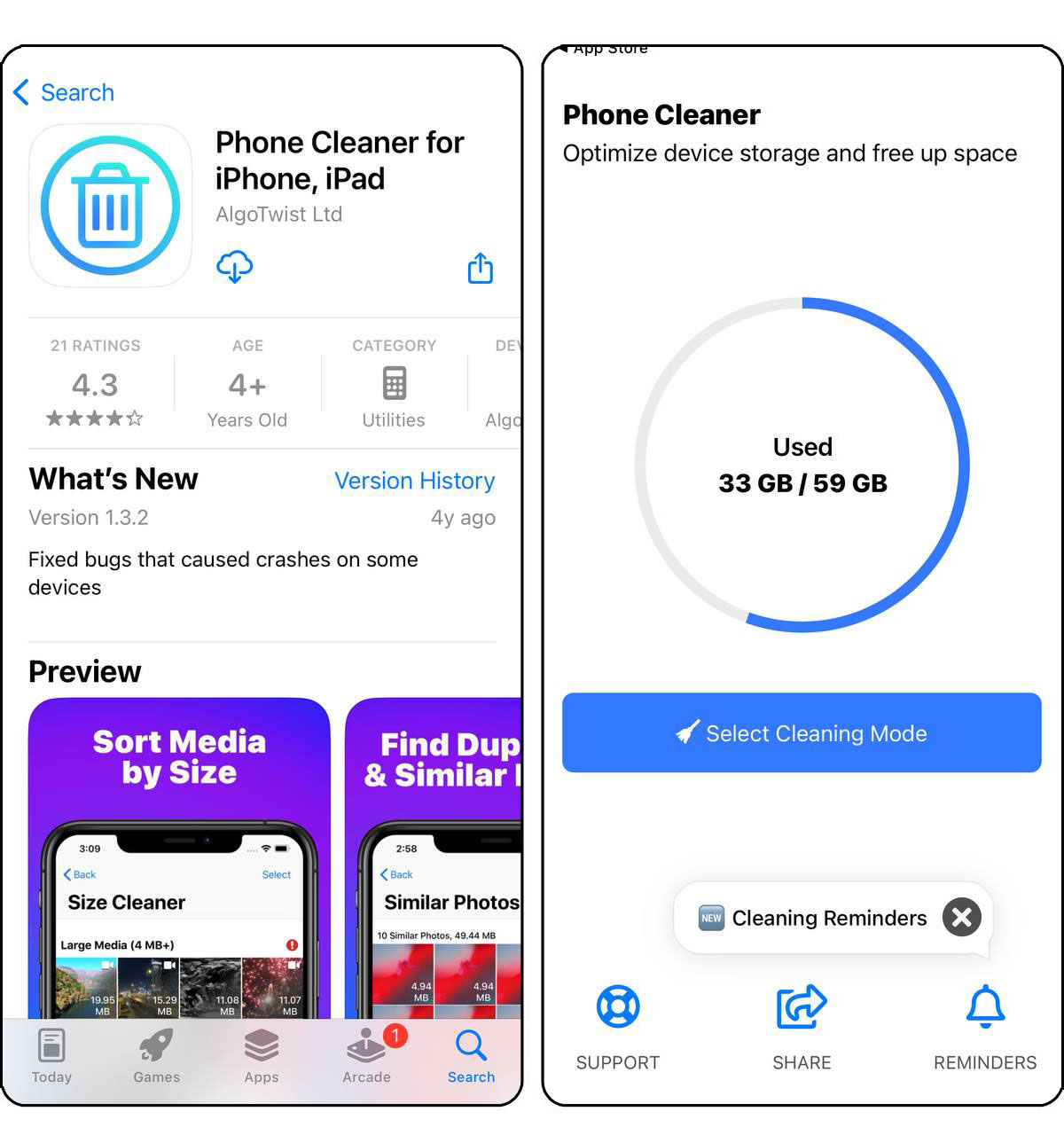 Phone Cleaner for iPhone, iPad