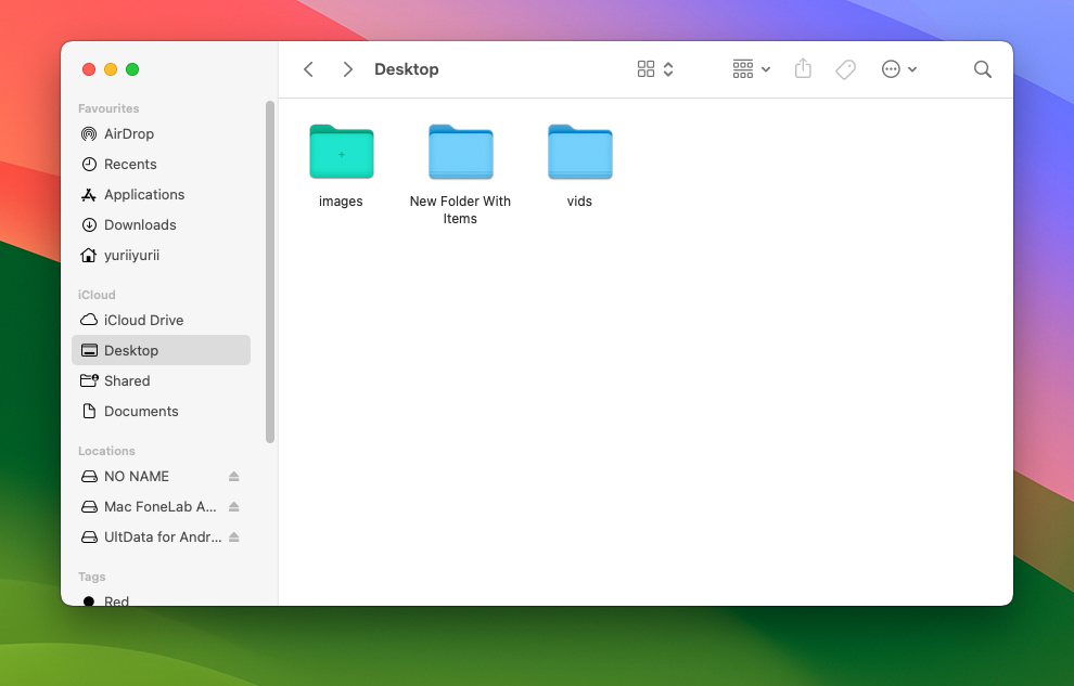 desktop folder
