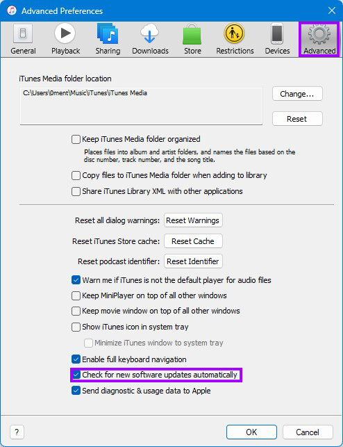 Update iTunes