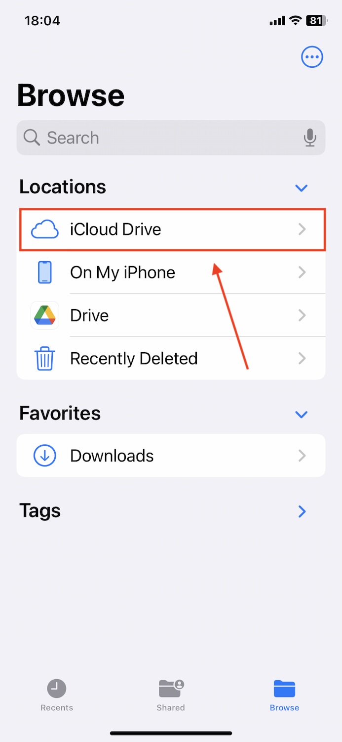 iCloud Drive