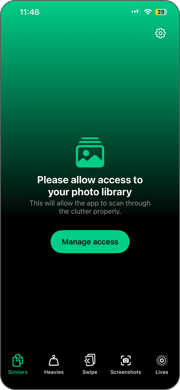 Grant Photos access to Clever Cleaner