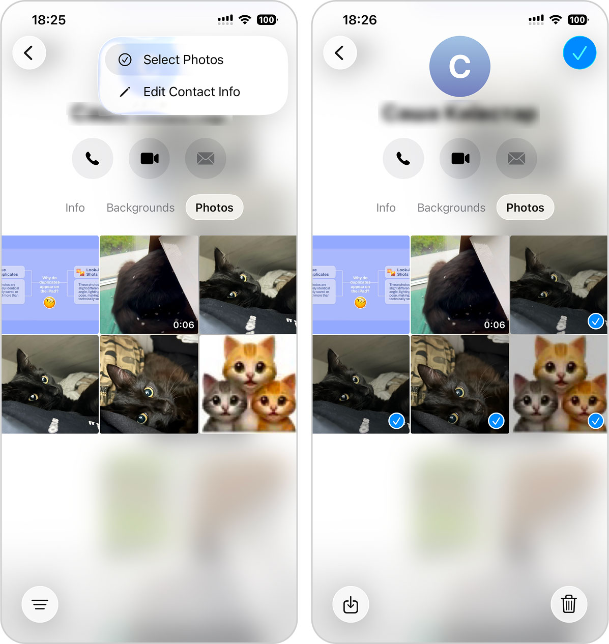 Delete attachments from Massages