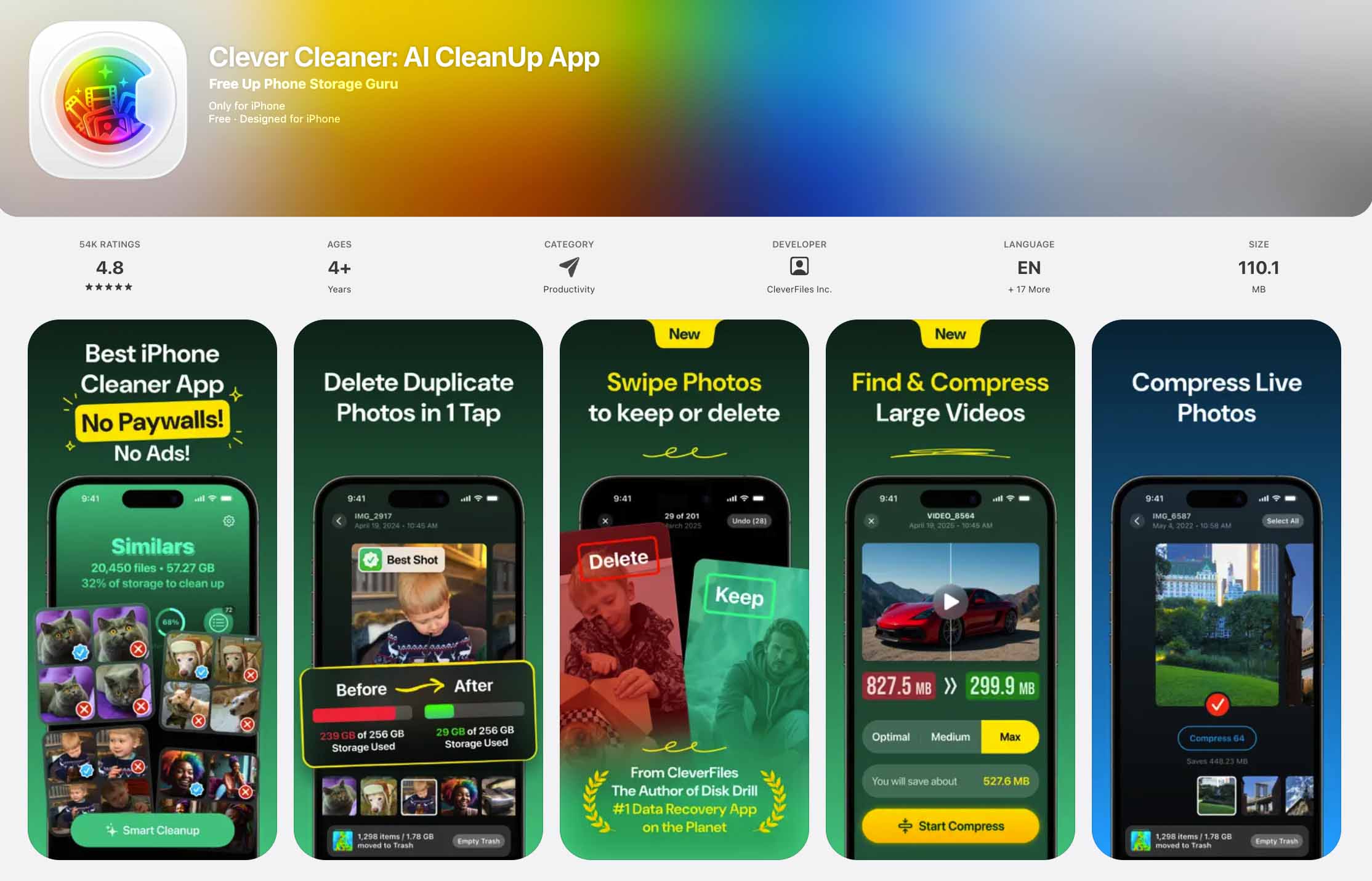 clever cleaner spp store page