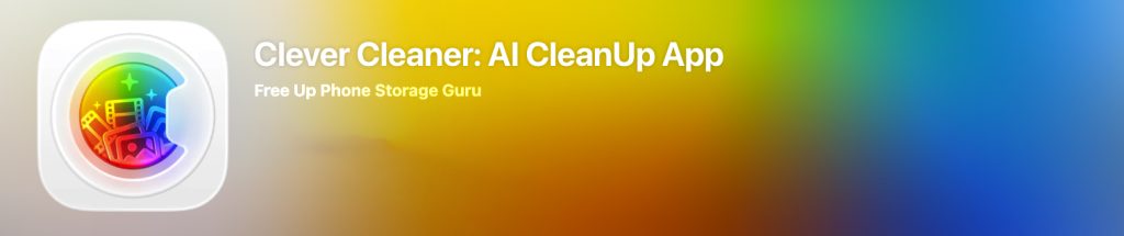 Clever Cleaner App Store banner