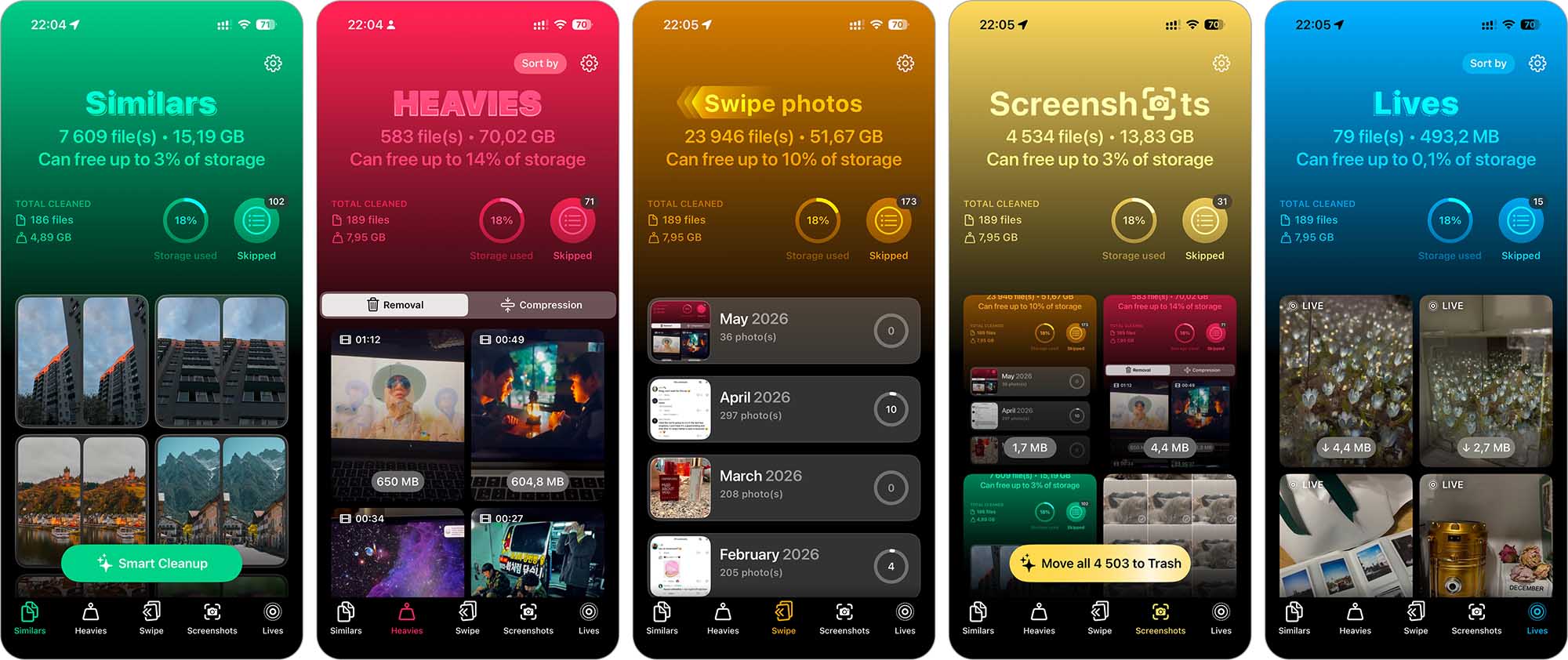 Full set of features Clever Cleaner