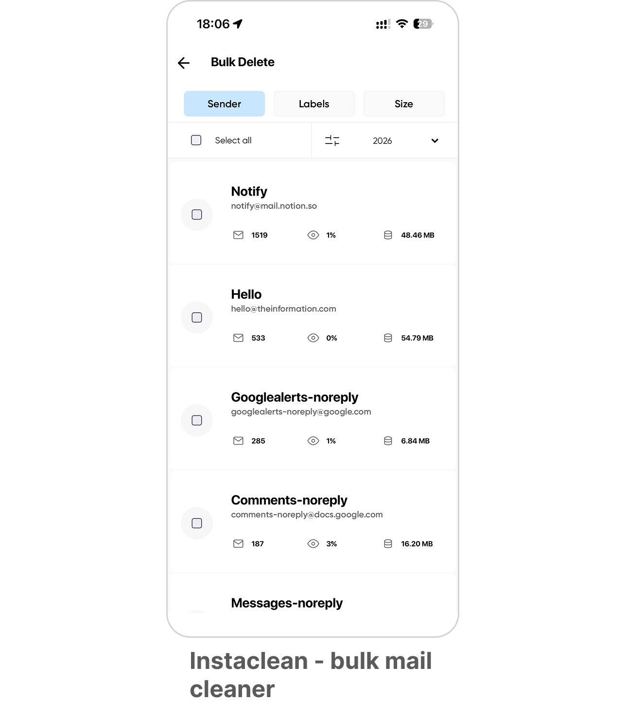 Instaclean as a Cleanfox alternative.