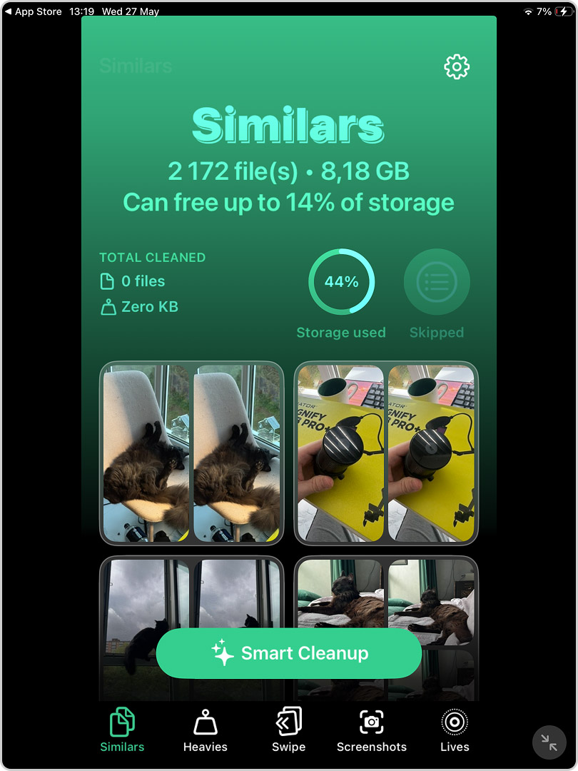 Clever Cleaner Similars tab