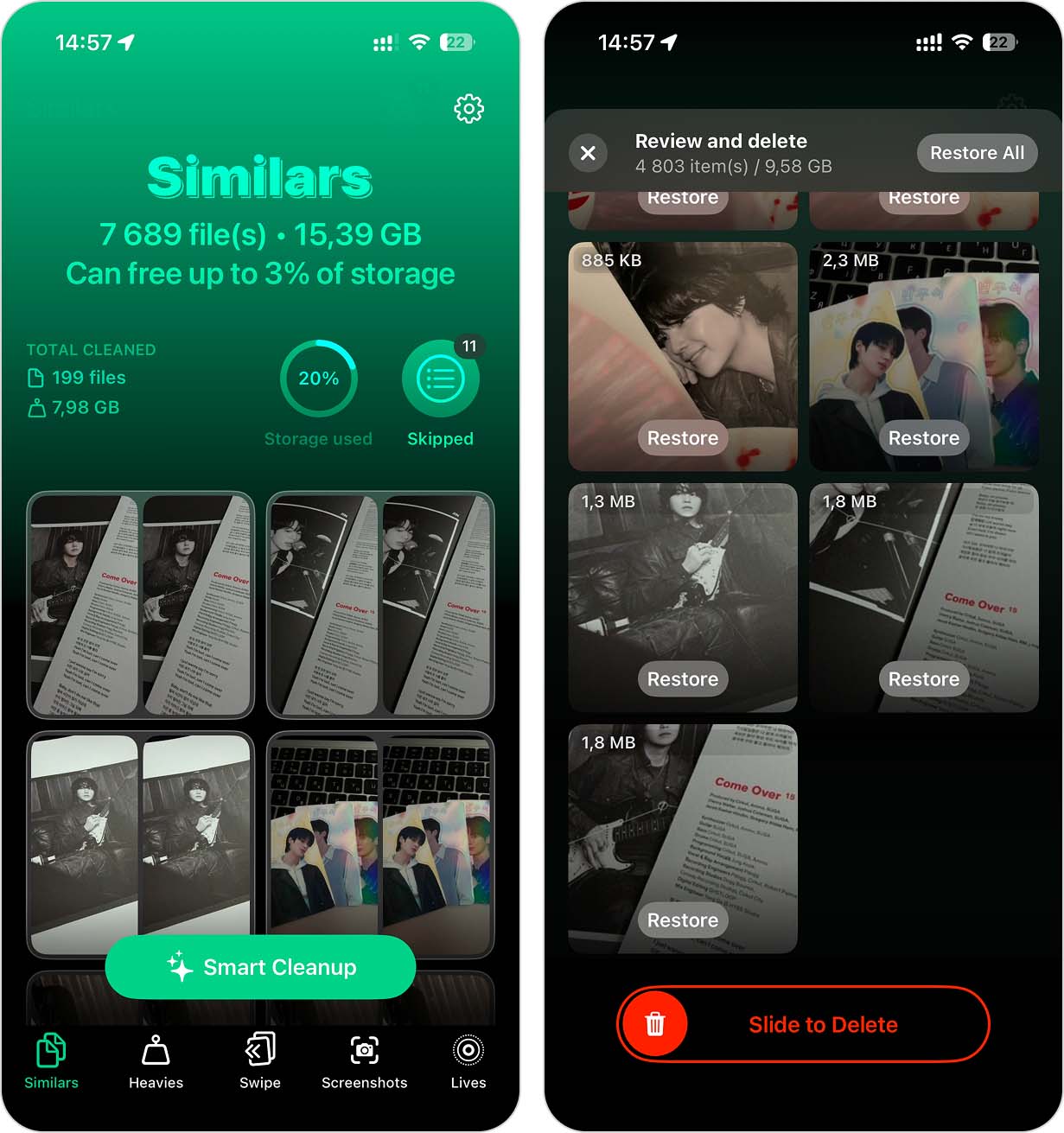 Smart Cleanup in Clever Cleaner