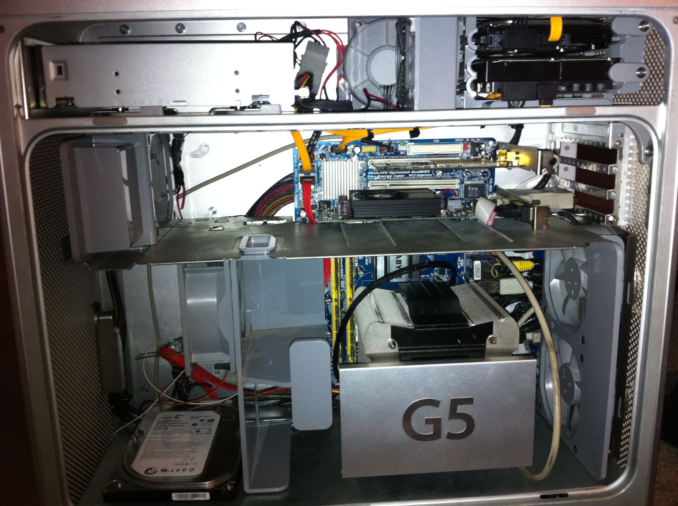 will an atx board fit inside a power mac g5 case