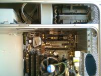 MB screwed in place with HDDs loaded and new DVD Drive fitted.jpg