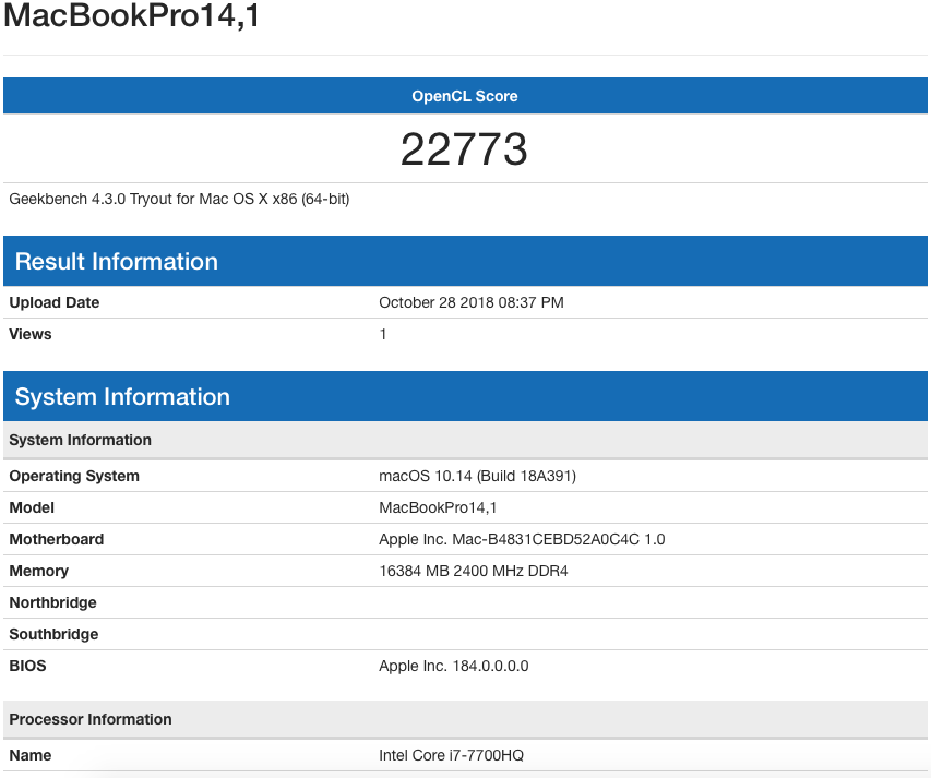 XPS 9560 10.14.0 Geekbench 4.3.0 Compute.png