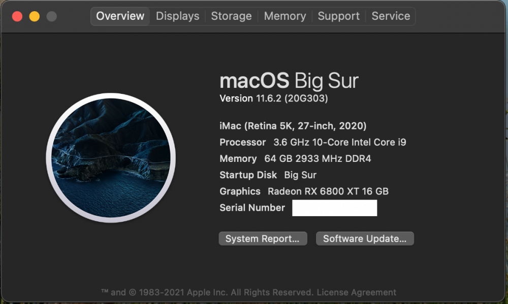 Big Sur before upgrading to 11.6.2 RC2 build 20G306.png