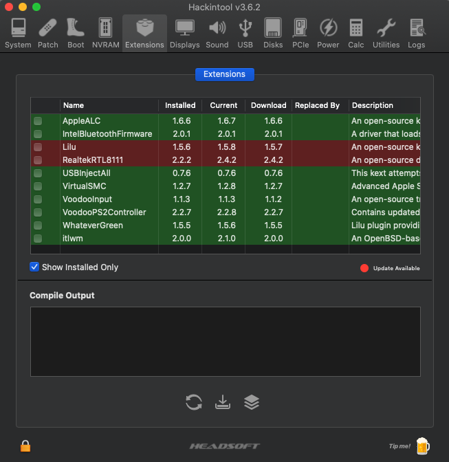 Stuck on [EB|#LOG:EXITBS:START] after Lilu.kext upgrade (1.5.7