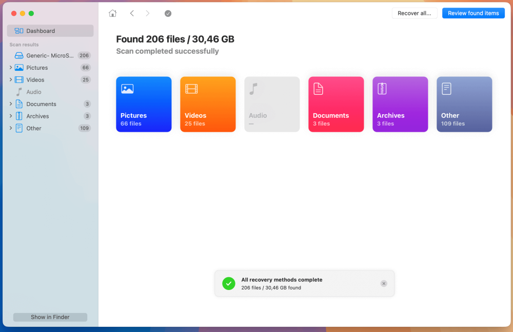 recover deleted files on mac with Disk Drill