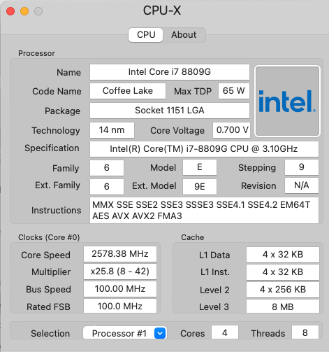 CPU-X - Apps | InsanelyMac