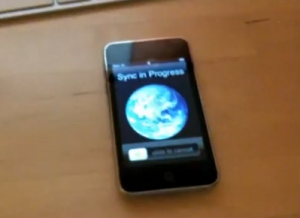 iPhone wireless sync
